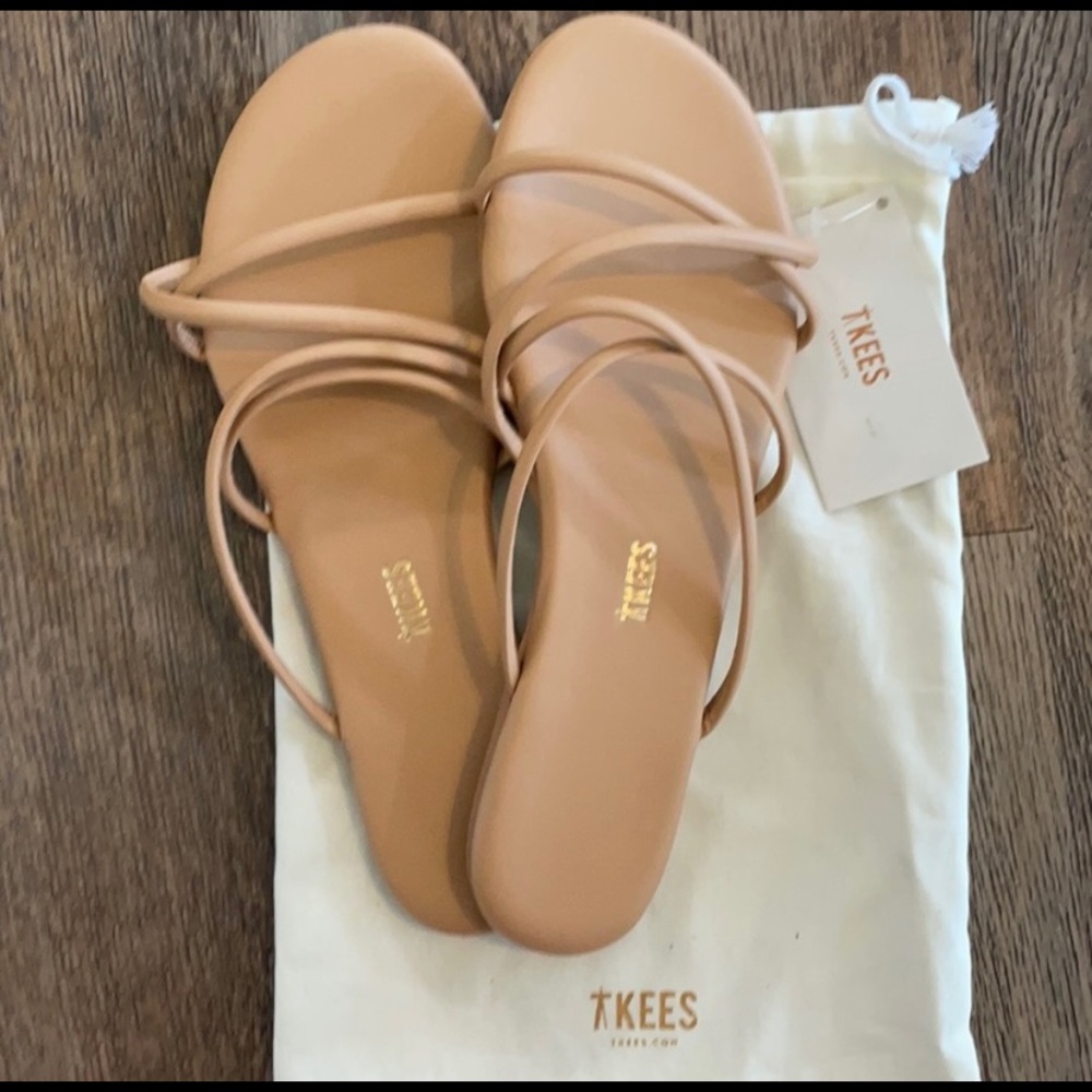 Tkees Sloane Sandal Size 10 Nude